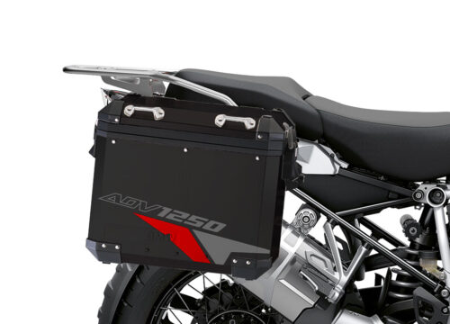 BSTI 4100 BMW Aluminum Panniers Velos Red Grey Silver 02