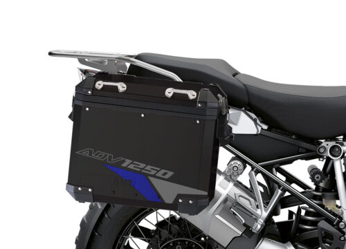 BSTI 4101 BMW Aluminum Panniers Velos Blue Grey Silver 02
