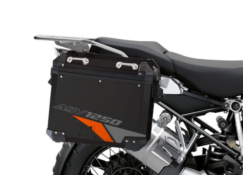 BSTI 4102 BMW Aluminum Panniers Velos Orange Grey Silver 02