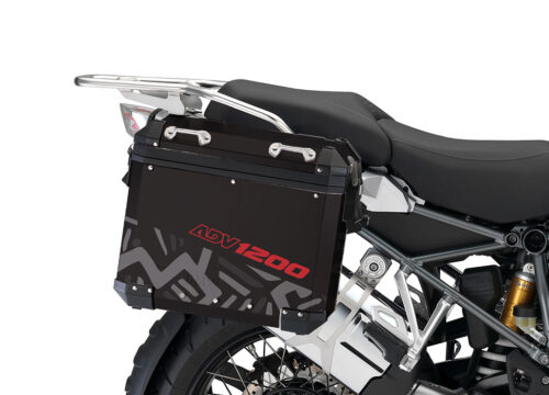 BSTI 4076 BMW Aluminum Panniers Massail Red Silver 02