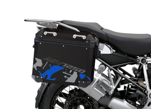 BSTI 4079 BMW Aluminum Panniers Safari Blue Grey silver 02