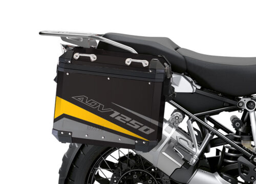 BSTI 4109 BMW Aluminum Panniers Vivo Yellow Grey Silver 02