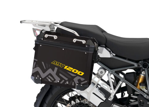 BSTI 4152 BMW Aluminum Panniers Massail Yellow Silver 02