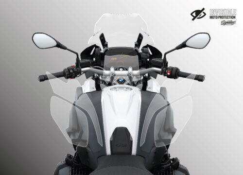 BPRF 4274 BMWR1250GS Light White Tank Set Protective Films 02