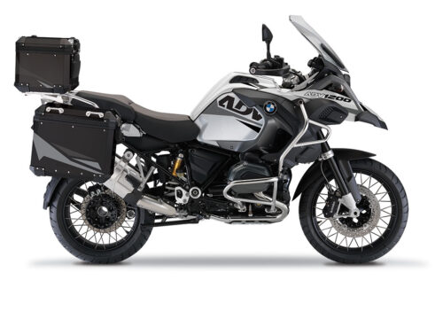 BSTI 4123 BMW Aluminum Top Box Black Grey Silver 01