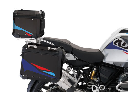 BSTI 4129 BMW Aluminum Top Box Black Red Blue 02