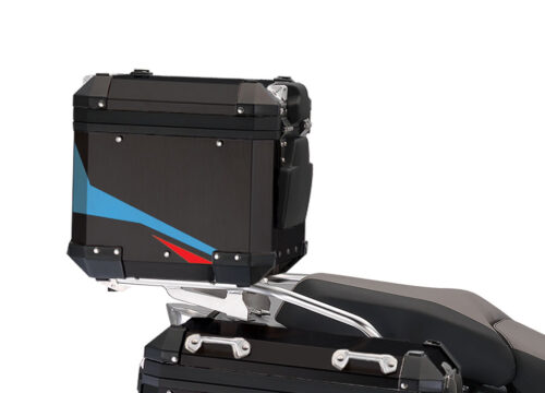 BSTI 4129 BMW Aluminum Top Box Black Red Blue 03