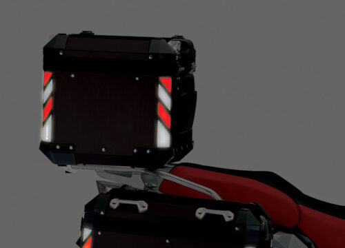 BSTI 4133 BMW Top Box Black Black Red Reflective StripsNight 04