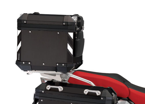 BSTI 4134 BMW Top Box Black Black White Reflective StripsDay 03