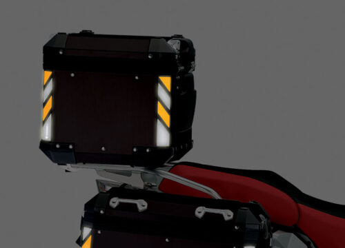 BSTI 4137 BMW Top Box Black Black Yellow Reflective Strips night 04