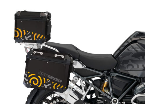 BSTI 4143 BMW Top Box Black Four Elemenets Yellow Silver 02