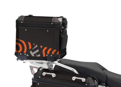 BSTI 4144 BMW Top Box Black Four Elemenets Orange Silver 03