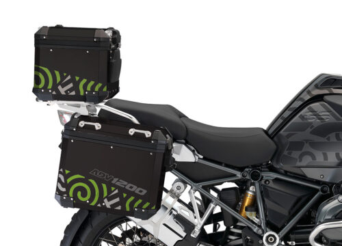 BSTI 4145 BMW Top Box Black Four Elemenets Toxic green Silver 02