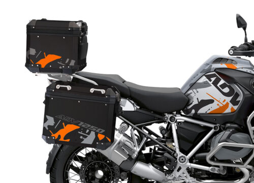 BSTI 4166 BMW Top Box Safari Orange Silver 02