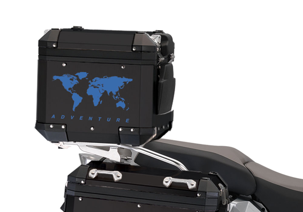 BSTI 4177 BMW Top Box The Globe Stickers Blue 02