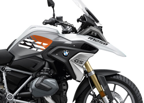 SIG 1046 02 BMW R1250GS Light White Anniversary Orange Tank Stickers 02 1