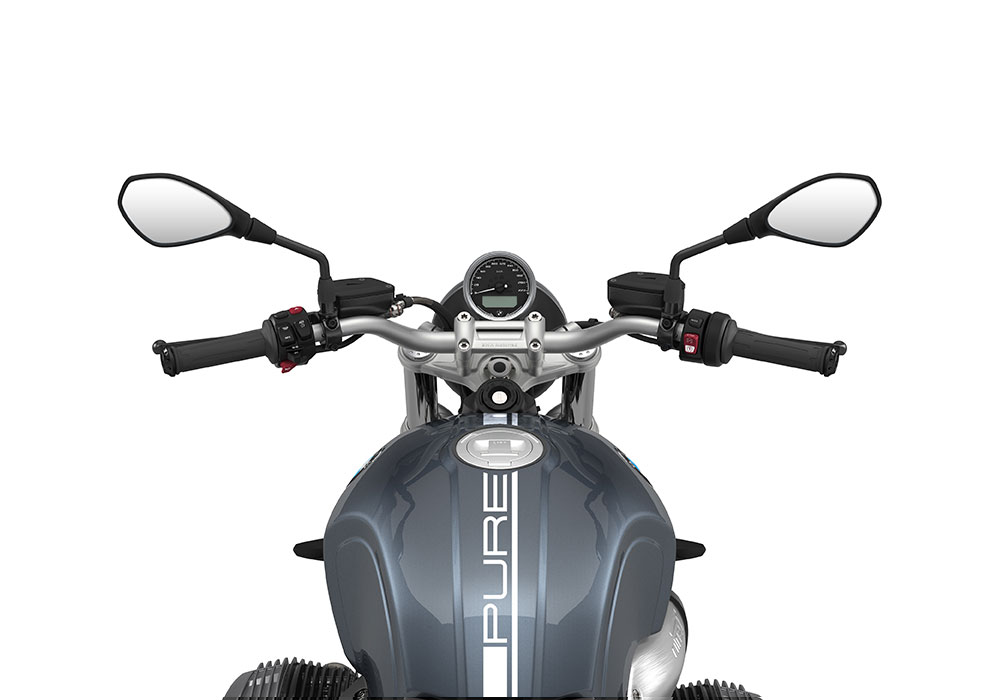 SIG 1058 02 BMW RnineT Pure White Lines Mineral Grey Metallic