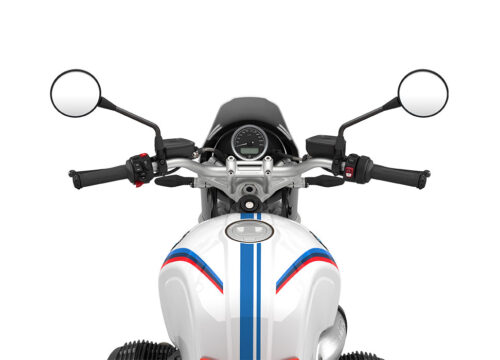 SIG 1061 01 BMW RnineT Urban GS Cobalt Blue Double Lines Light White