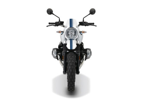 SIG 1071 01 BMW RnineT Urban GS Royal Blue Lines Light White Front
