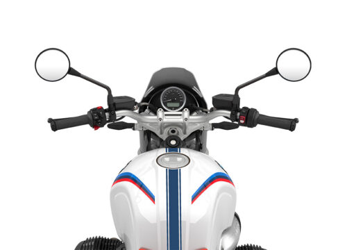 SIG 1083 01 BMW RnineT Urban GS Royal Blue Full Lines Alpine White top