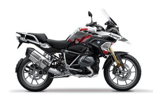 SIG 1109 02 BMW R1250GS Light White Safari R12 Red Stickers Kit