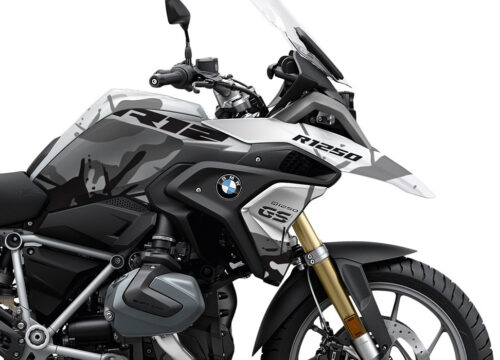SIG 1110 02 BMW R1250GS Light White Safari R12 Grey Stickers Kit 02