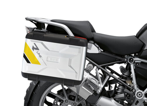 SIG 1147 BMW VARIO PANNIERS R LINE YELLOW GREY STICKERS 02
