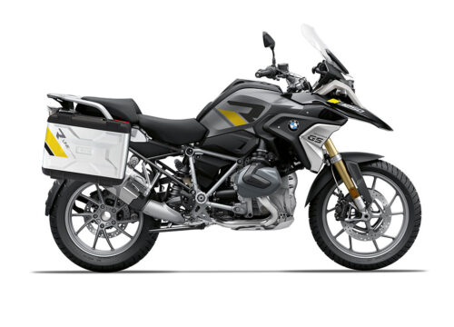 SIG 1147 BMW VARIO PANNIERS R LINE YELLOW GREY STICKERS