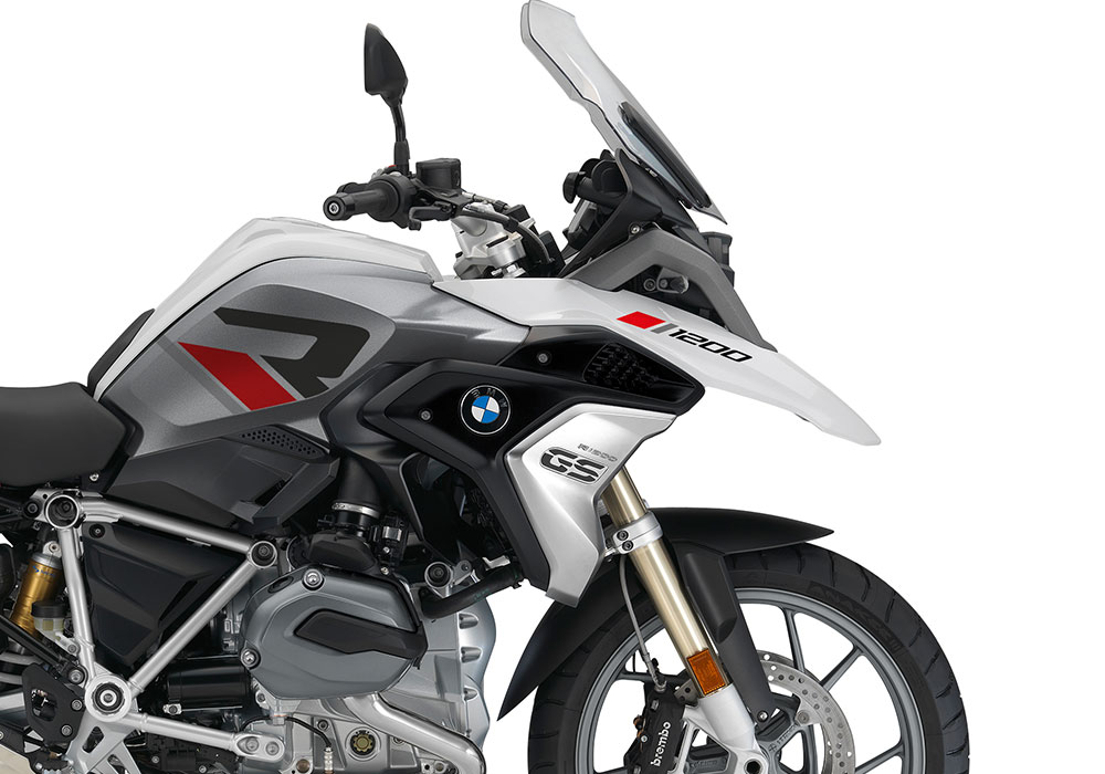 SIG 1116 01 BMW R1200GS 2017 2018 R LINE Grey Red Stickers Alpine White 02