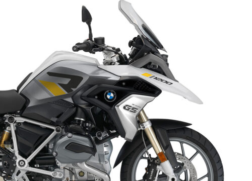 SIG 1118 01 BMW R1200GS 2017 2018 R LINE Grey Yellow Stickers Alpine White 02