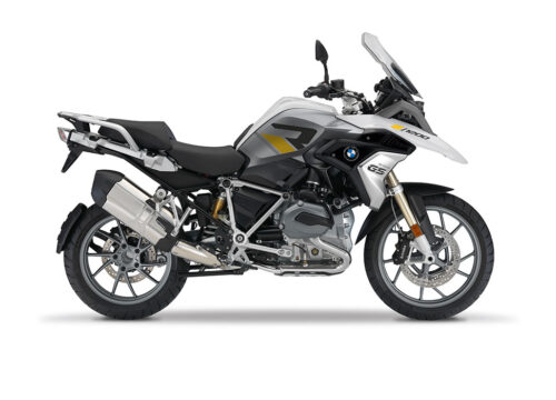 SIG 1118 01 BMW R1200GS 2017 2018 R LINE Grey Yellow Stickers Alpine White
