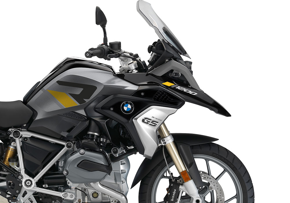 SIG 1118 01 BMW R1200GS 2017 2018 R LINE Grey Yellow Stickers Black Storm 02