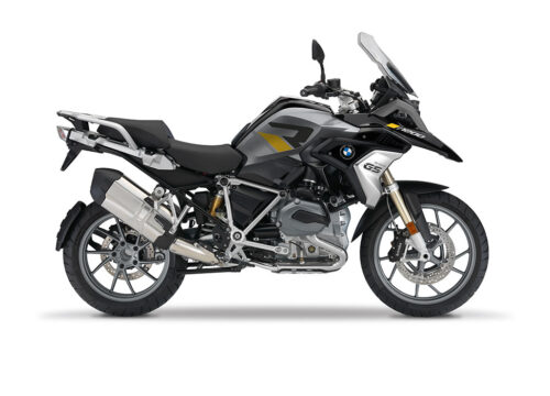 SIG 1118 01 BMW R1200GS 2017 2018 R LINE Grey Yellow Stickers Black Storm