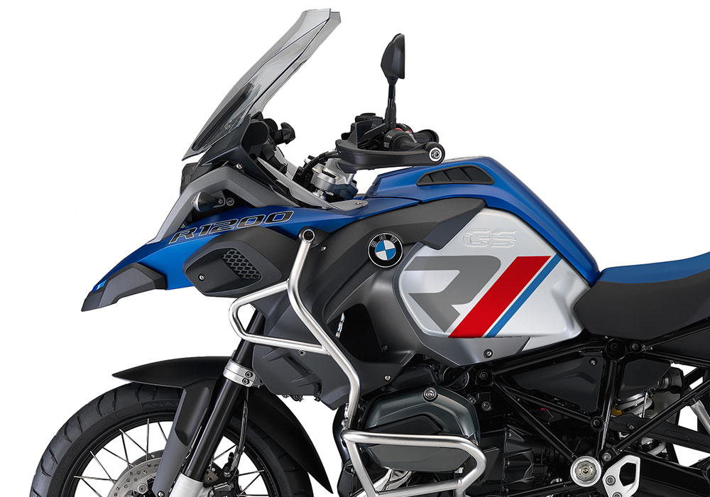 SIG 1120 01 BMW R1200GS Adv R LINE Grey Red Blue Stickers Racing Blue left 02