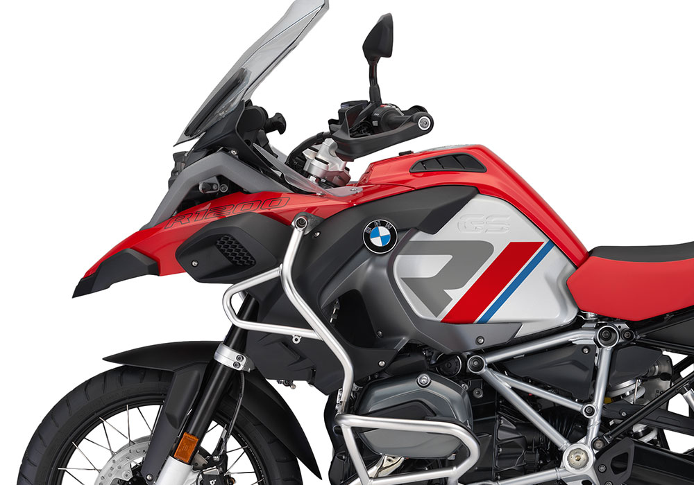 SIG 1120 01 BMW R1200GS Adv R LINE Grey Red Blue Stickers Racing Red left 02