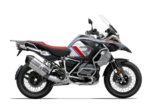 SIG 1120 02 BMW R1250GS Adv R LINE Grey Red Blue Stickers Ice Grey Right