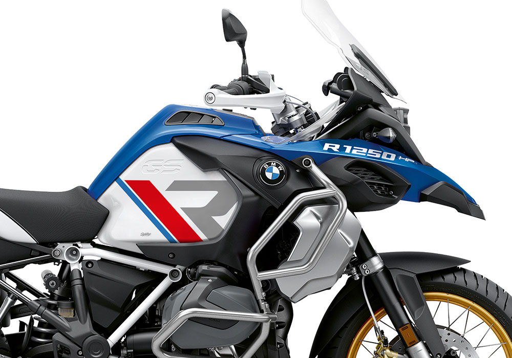 SIG 1120 02 BMW R1250GS Adv R LINE Grey Red Blue Stickers Style HP Right 02