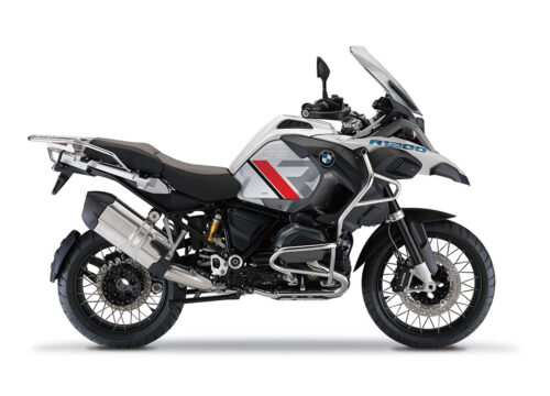 SIG 1121 01 BMW R1200GS Adv R LINE Grey Red Black Stickers Alpine White
