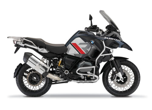 SIG 1121 01 BMW R1200GS Adv R LINE Grey Red Black Stickers Ocean Blue