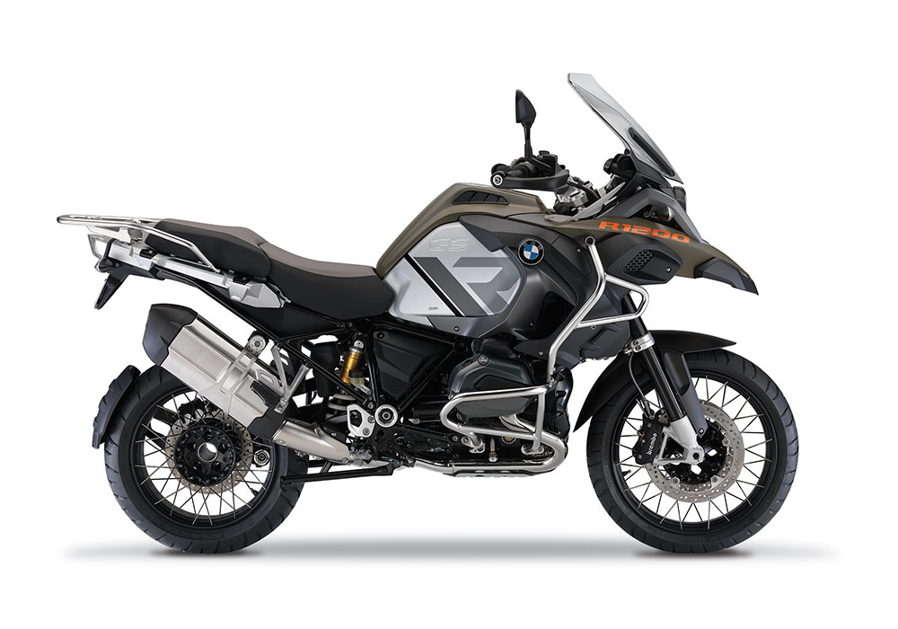 SIG 1122 01 BMW R1200GS Adv R LINE Grey Variation Stickers Olive Green
