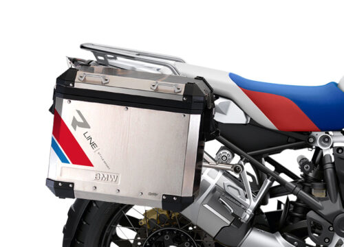 SIG 1130 BMW Aluminum Panniers R Line Grey Red Blue 02