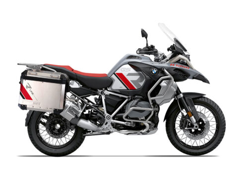 SIG 1131 BMW Aluminum Panniers R Line Grey Red Black