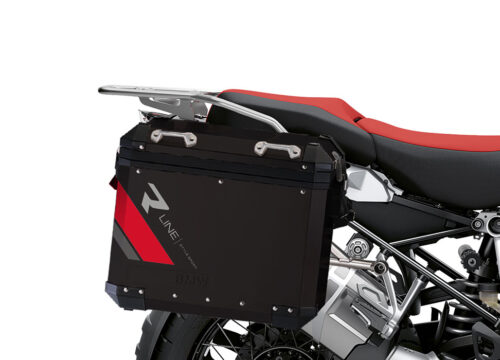 SIG 1134 BMW Aluminum Panniers Black R Line Grey Red 02