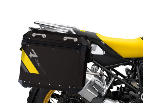 SIG 1136 BMW Aluminum Panniers Black R Line Grey Yellow 02