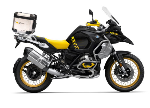 SIG 1140 BMW Aluminum Top Box R Line Grey Yellow Black top