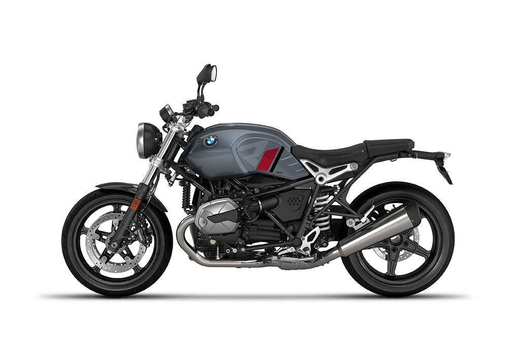 SIG 1125 02 BMW RnineT Pure R LINE Grey Red Black Stickers Mineral Grey Left