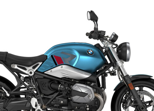 SIG 1125 02 BMW RnineT Pure R LINE Grey Red Black Stickers Teal Blue Metallic Matte Right 02