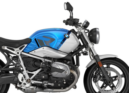 SIG 1126 02 BMW RnineT Pure R LINE Black Grey Variations Stickers Cosmic blue Metallic Right 02