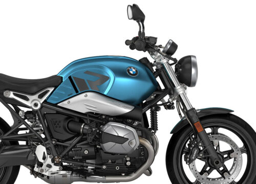 SIG 1126 02 BMW RnineT Pure R LINE Black Grey Variations Stickers Teal Blue Metallic Matte Right 02