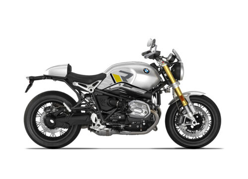 SIG 1127 04 BMW RnineT R LINE Grey Yellow Black Grey Stickers Option 719 Aluminium Right
